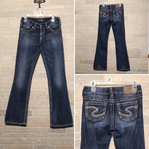 Silver Jeans Denim - Silver - Sz 26 - SUKI - boot cut jeans